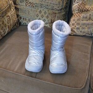 Women's Silver Ankle Boots